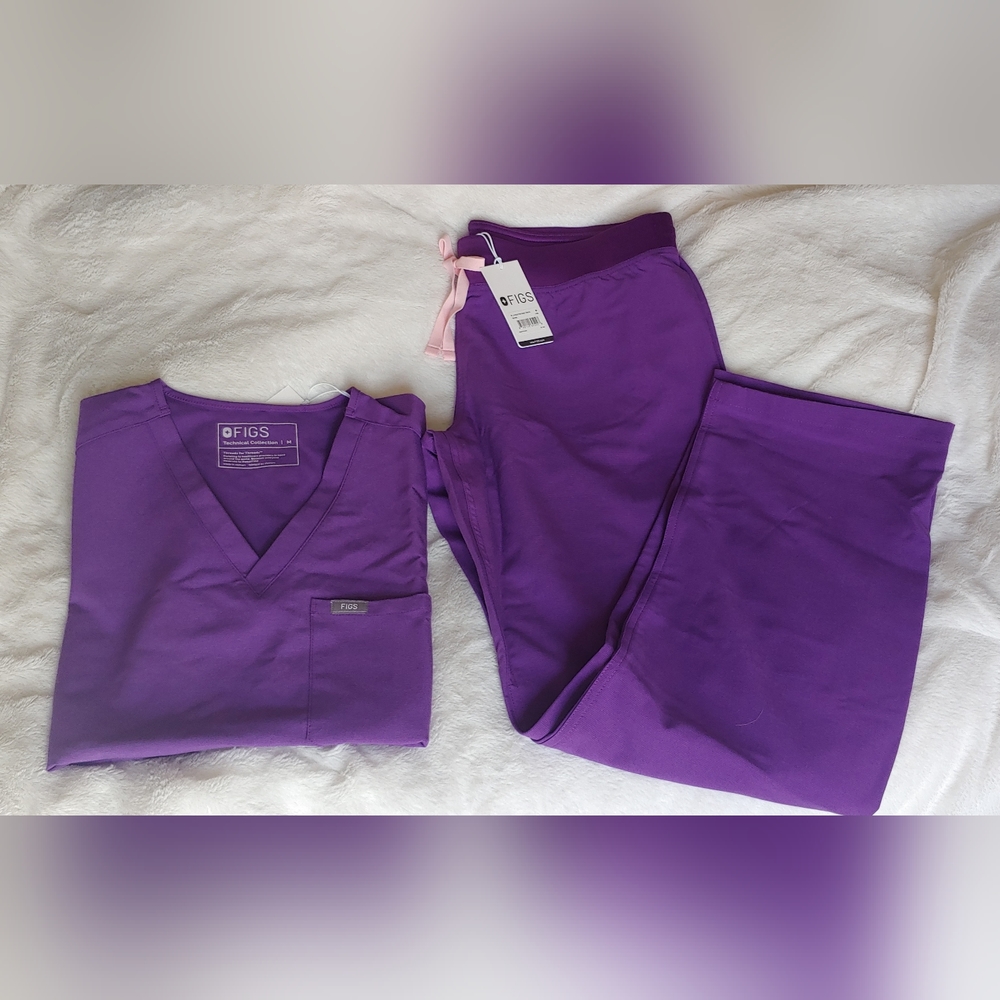 Medium purple figs set